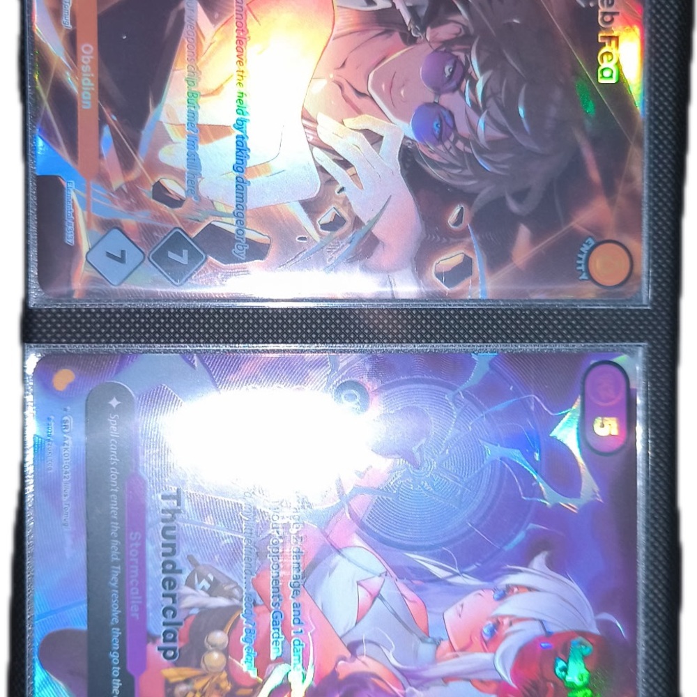 Holographic Trading Cards Set